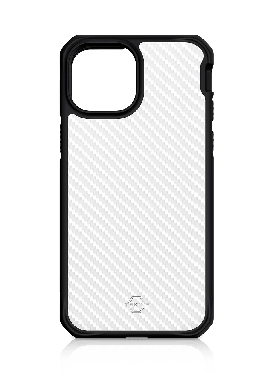 Itskins Hybrid Tek iPhone 13 Pro Case - Black And Transparent - Tashqila Itskins Hybrid Tek iPhone 13 Pro Case - Black And Transparent - Tashqila